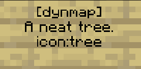 Dynmap Sign Format