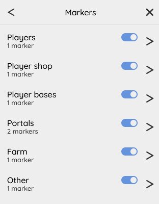 BlueMap Categories
